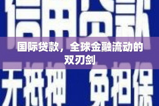 黔东南国际贷款，全球金融流动的双刃剑