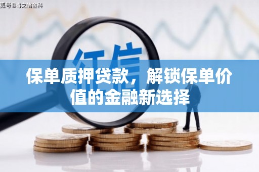 遂昌保单质押贷款，解锁保单价值的金融新选择