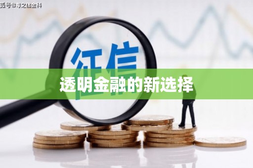 端州透明金融的新选择