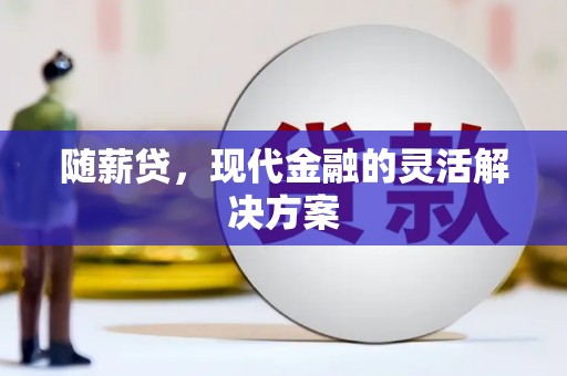 青阳随薪贷，现代金融的灵活解决方案