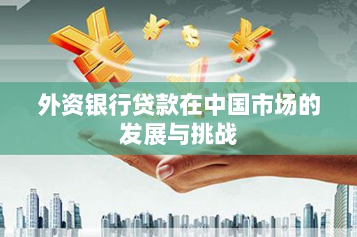 小金外资银行贷款在中国市场的发展与挑战