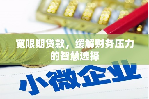 大英宽限期贷款，缓解财务压力的智慧选择