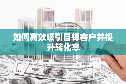 宝山如何高效吸引目标客户并提升转化率