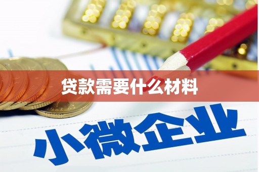 丰滨贷款需要什么材料