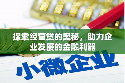 和美探索经营贷的奥秘，助力企业发展的金融利器