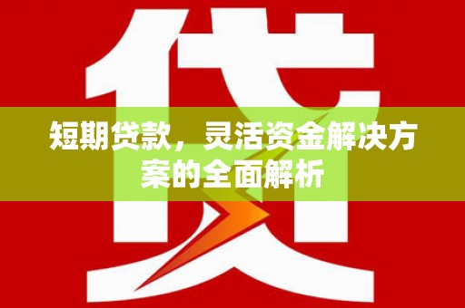肥西短期贷款，灵活资金解决方案的全面解析