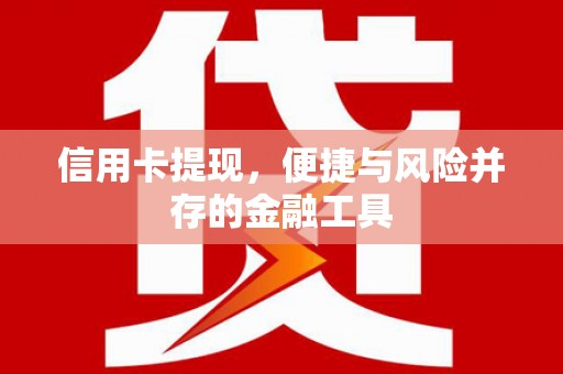 阿拉山口信用卡提现，便捷与风险并存的金融工具