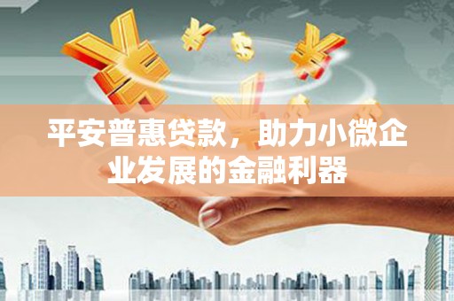 洋山平安普惠贷款，助力小微企业发展的金融利器