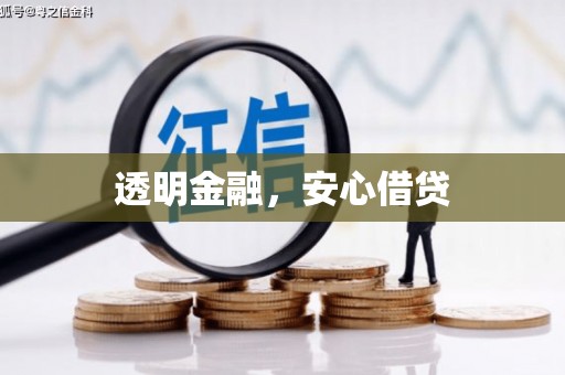 大社透明金融，安心借贷